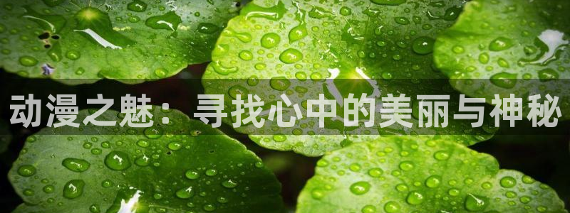 樱花动漫天堂：动漫之魅：寻找心中的美丽与神秘