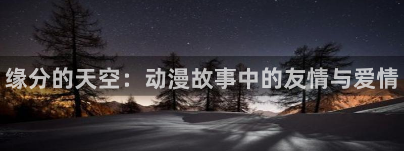 动漫天堂.cc：缘分的天空：动漫故事中的友情与爱情